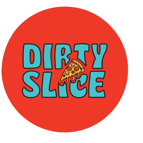 Dirty Slice Sticker